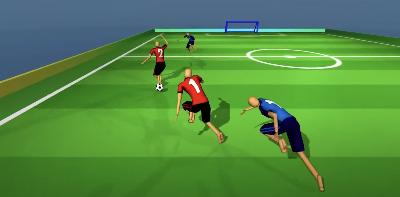 Cette intelligence artificielle joue au football comme un pro