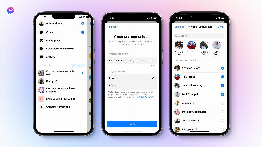 Mark Zuckerberg annonce l'arrivée des Community Chats sur Facebook et Messenger (photo : Meta)
