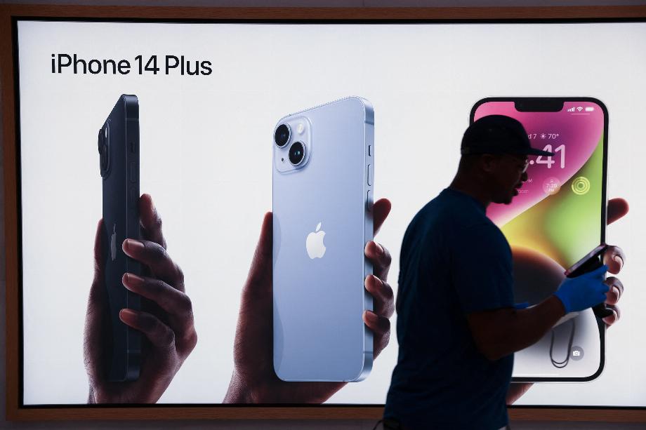iPhone 14 Plus. (photo : REUTERS/Andrew Kelly)