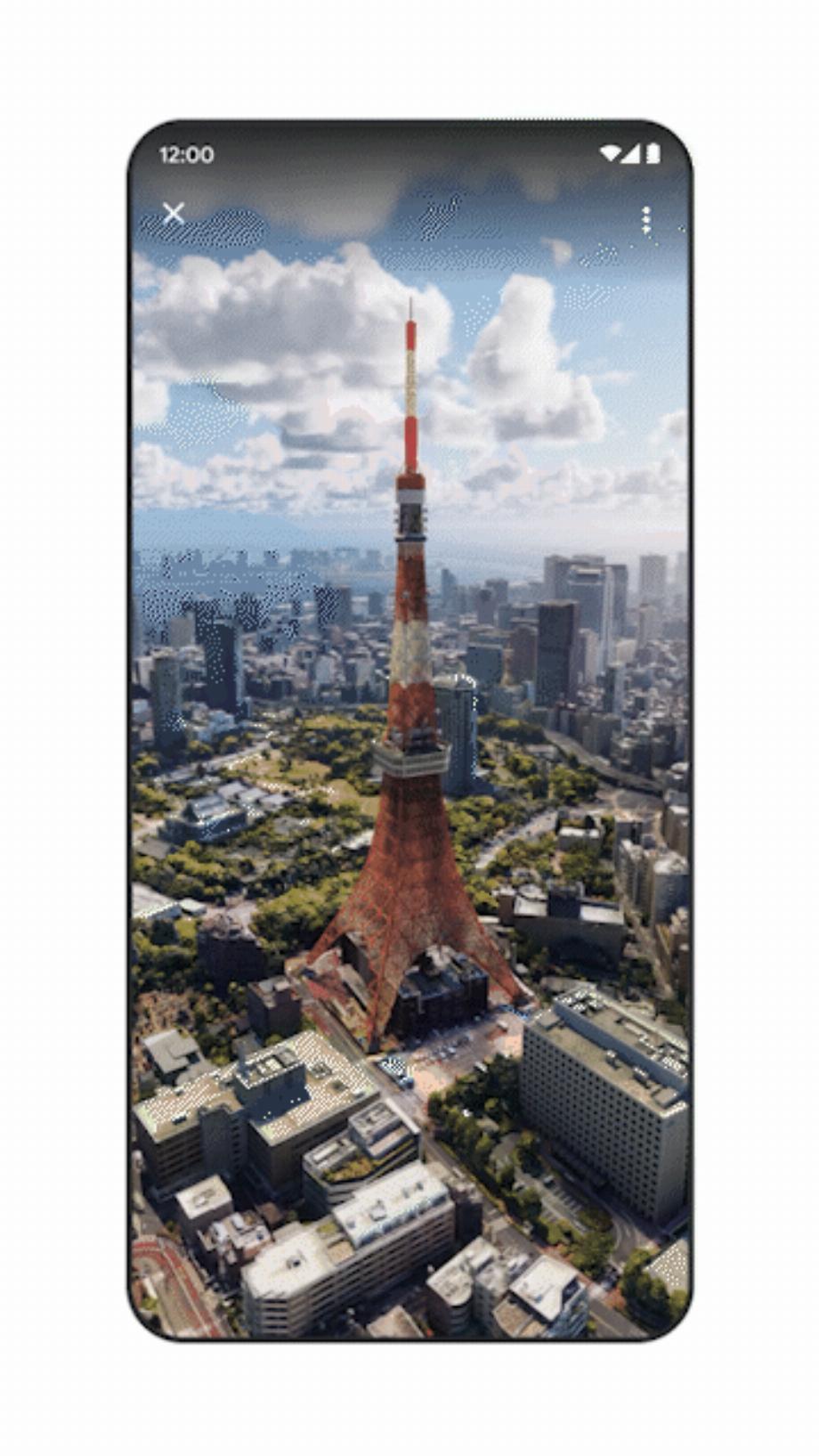Vue aérienne sur Google Maps (Google)