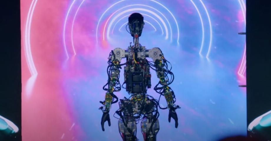 Présentation du prototype d'Optimus, le robot conçu par Tesla (Capture)