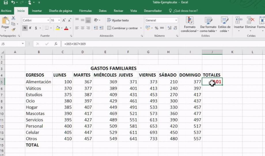 Modèles de revenus personnels dans Excel (Photo : YouTube Yoney Gallardo)