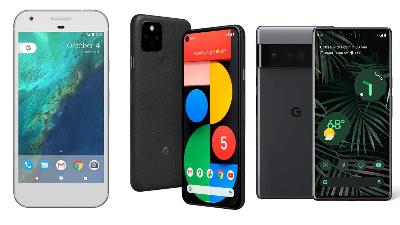En images : les 7 générations de Pixel, les téléphones portables de Google