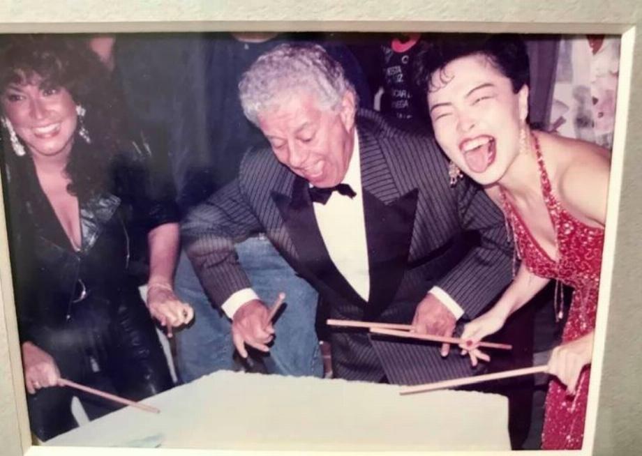 Nora Suzuki avec l'une de ses grandes idoles, le