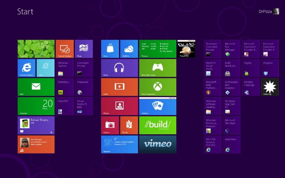 Bureau Windows 8