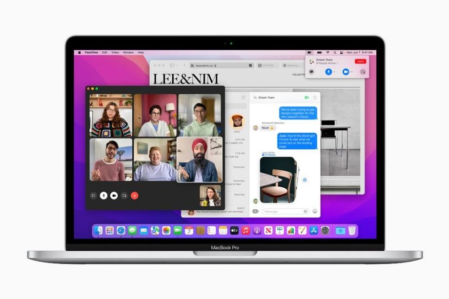 Le système d'exploitation macOS Monterrey d'Apple, la version antérieure au nouveau macOS 13 Ventura.