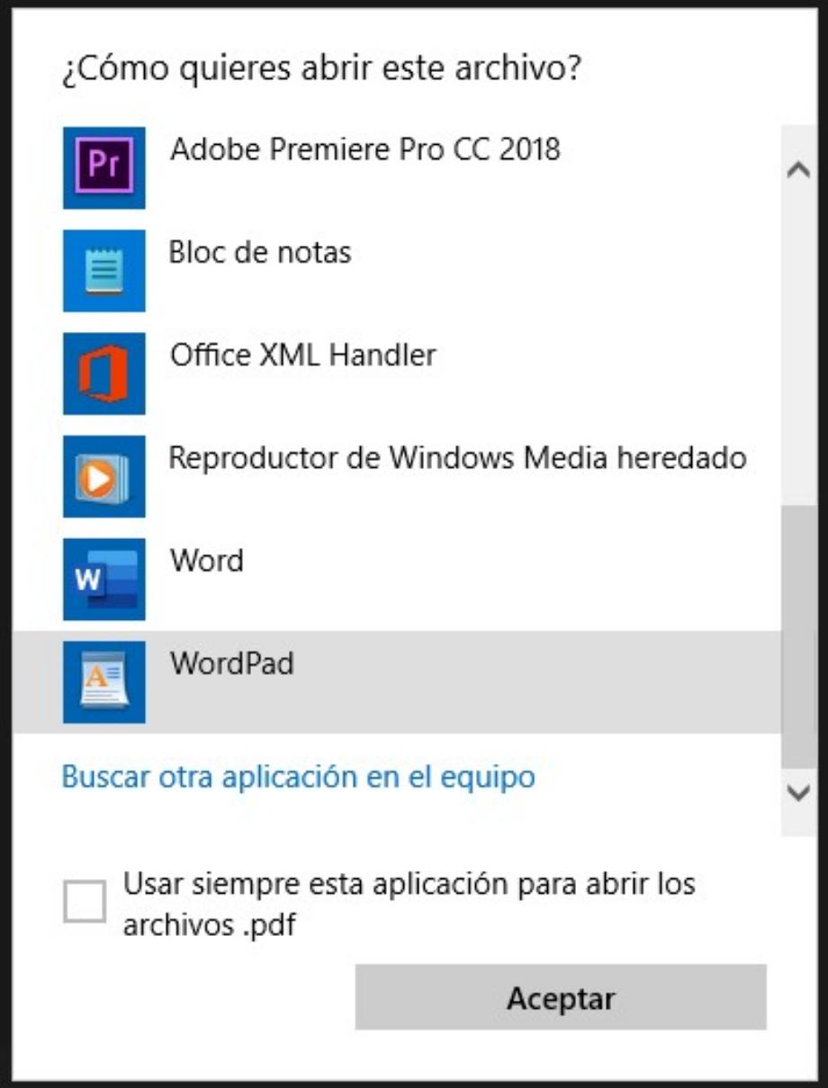 Ouvrir un fichier PDF dans Microsoft Word (Capture)