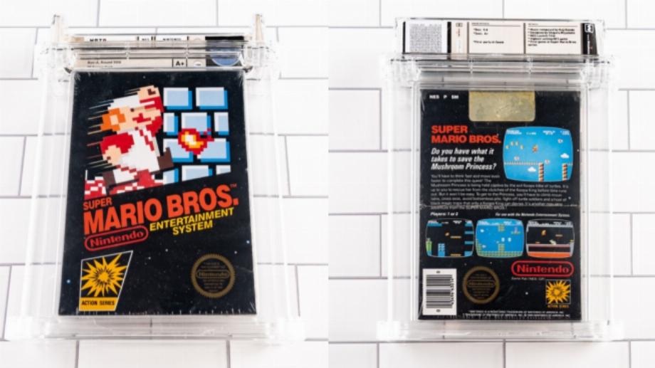 La cartouche de Super Mario Bros a été vendue aux enchères pour plus de 2 millions de dollars. (se rallier)