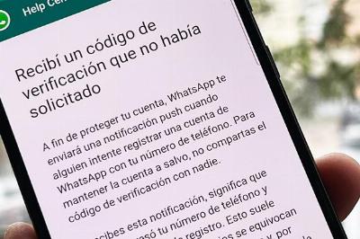 WhatsApp : que faire si je reçois un code de vérification que je n'ai jamais demandé