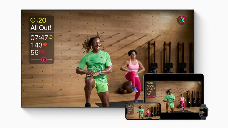 Fitness+ sur Apple TV, iPad et iPhone. (photo : Pomme)