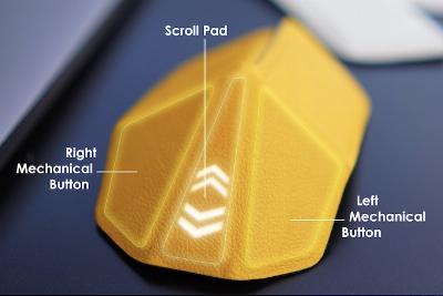 Cette souris peut être pliée comme un origami