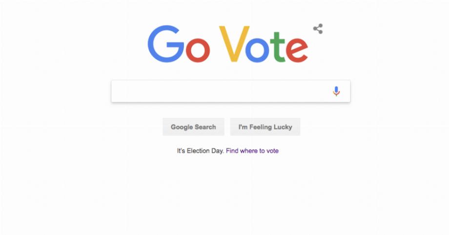 Doodle spécial dans le moteur de recherche pour les élections aux États-Unis, où il y aura des informations pour les utilisateurs.