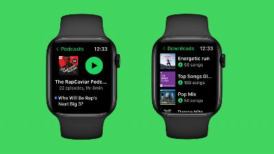 Ce sont les changements de Spotify sur l'Apple Watch : nouveaux téléchargements et illustrations