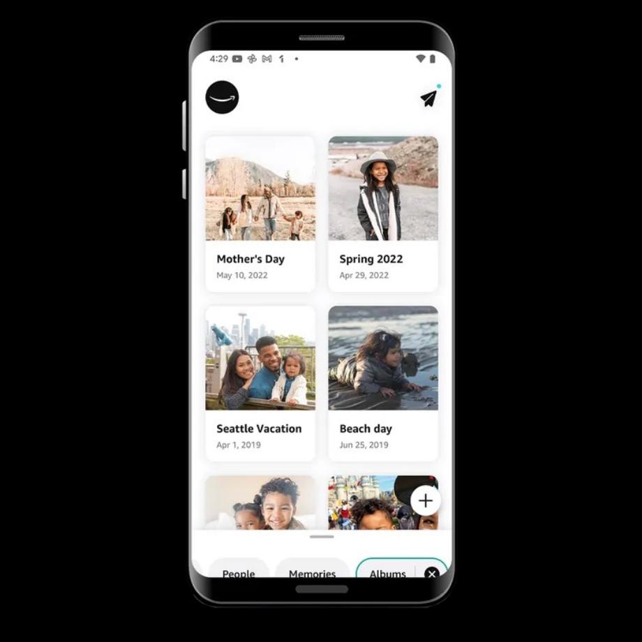 Application Amazon Photos pour Android. (Amazone)