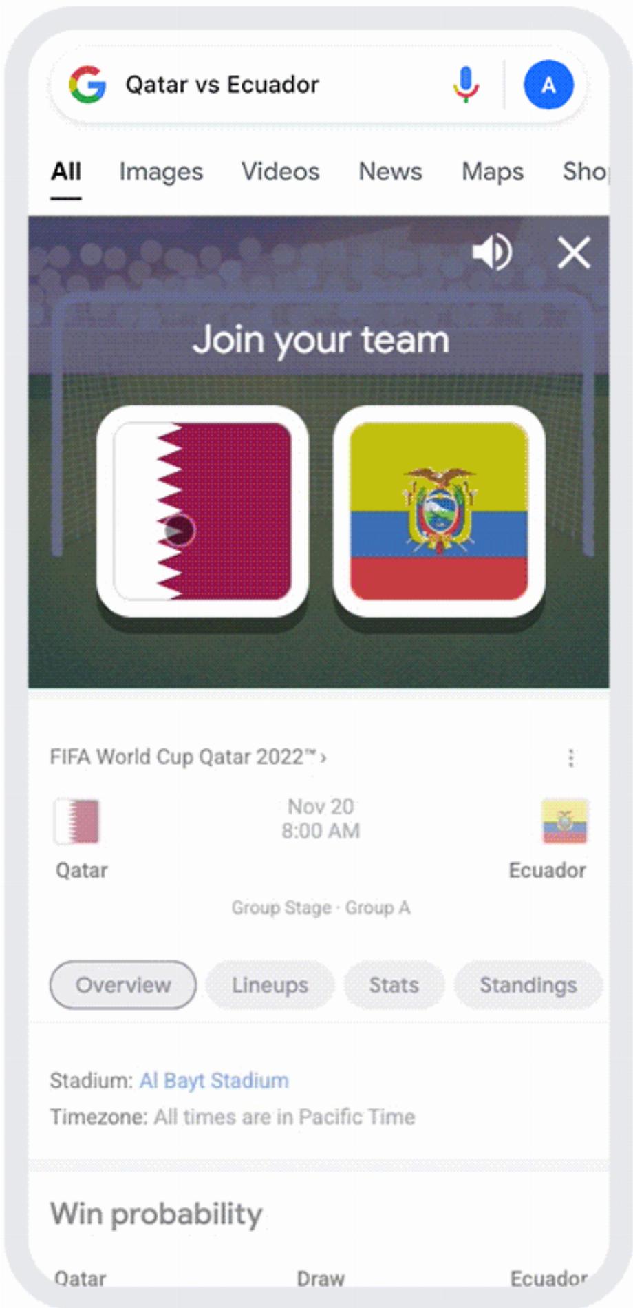 Coupe du monde Qatar 2022. (photo : Google)