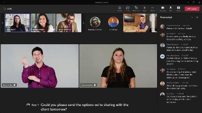 Microsoft Teams : Tutoriel pour utiliser un interprète en langue des signes dans les réunions