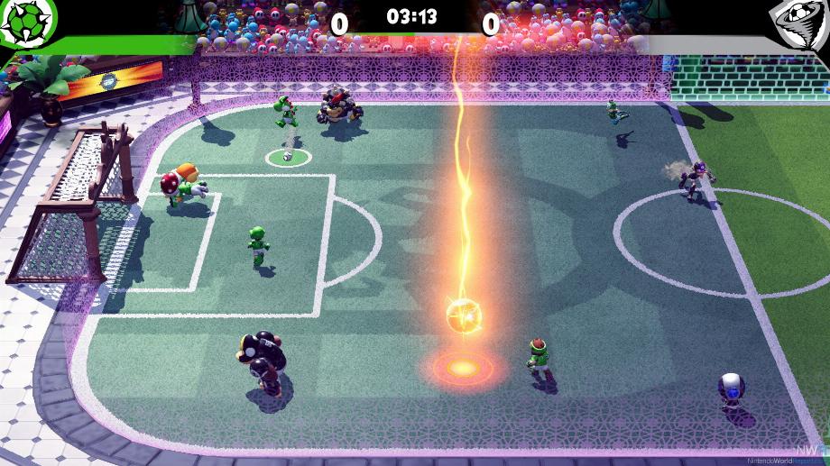 Exclusivité Nintendo Switch. C'est une expérience d'arcade donc les personnages ont des capacités et il y a des objets qui vous donnent des pouvoirs.
