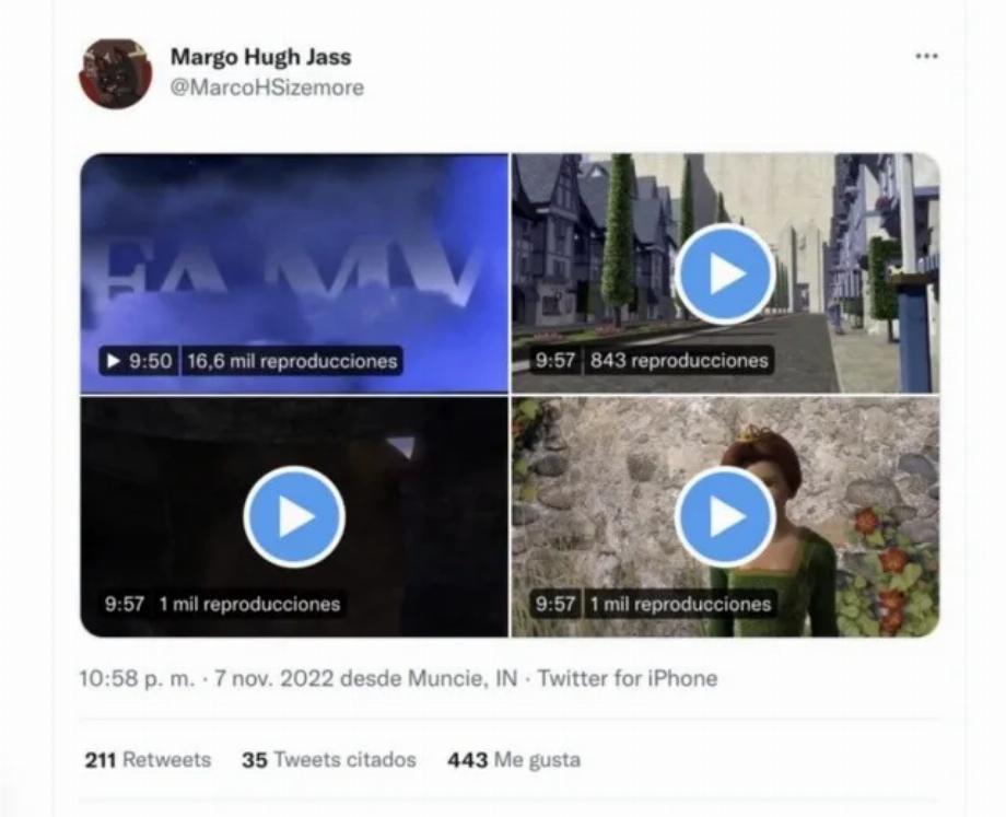 Films téléchargés depuis Twitter. (Photo : Twitter/MarcoHSizemore)