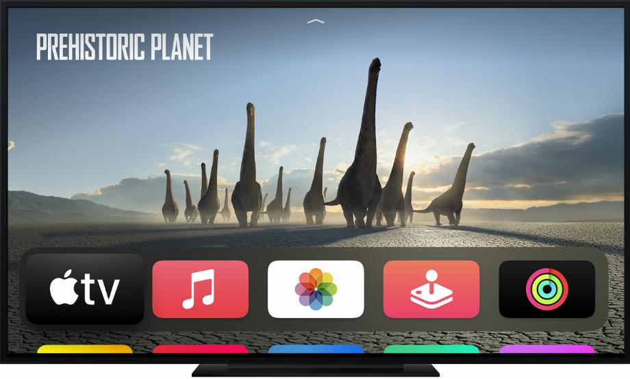 Applications pour Apple TV. (photo : assistance Apple)