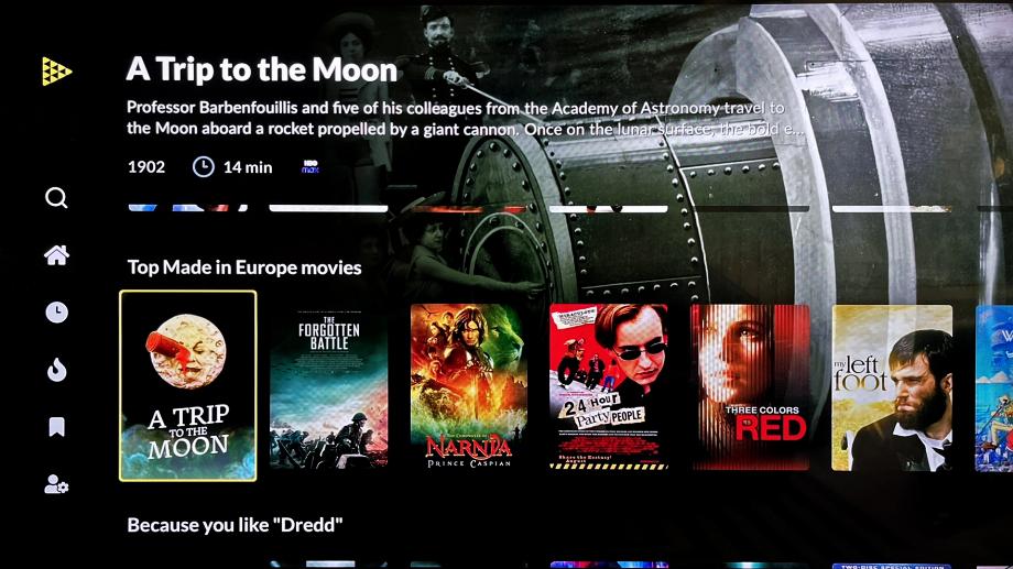 Applications recommandées pour Apple TV. (photo : AppStore)