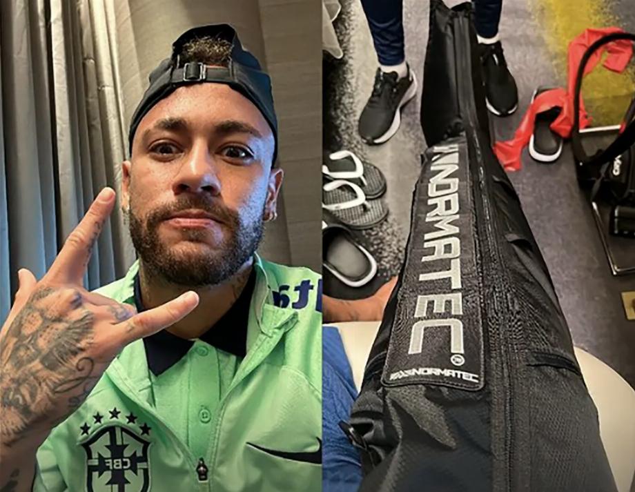 Botte de compression avec technologie NASA. (Photo : Instagram/Neymar)
