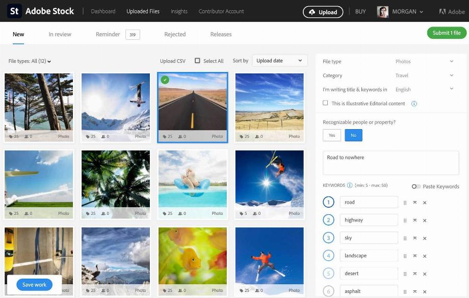 Plateforme Adobe Stock (Adobe)