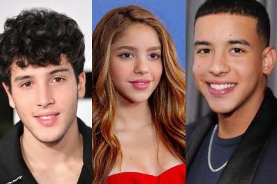 Photos de Sebastián Yatra, Shakira et Daddy Yankee à l'adolescence réalisées avec l'intelligence artificielle