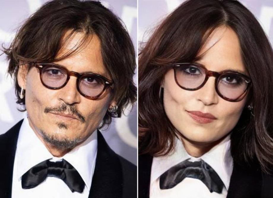 Acteurs et actrices hollywoodiens dotés d'une intelligence artificielle pour savoir à quoi ils ressembleraient avec le sexe opposé. (FaceApp/Composition/José Arana)