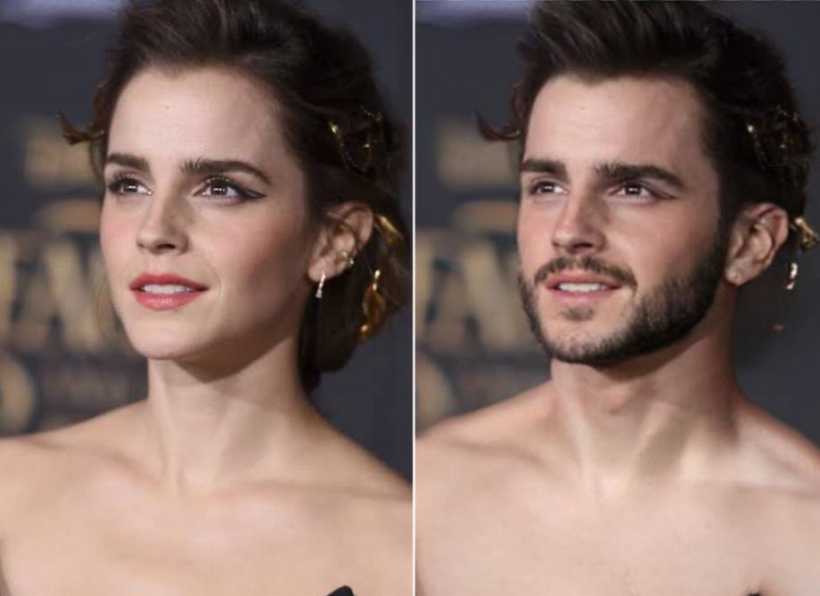 Acteurs et actrices hollywoodiens dotés d'une intelligence artificielle pour savoir à quoi ils ressembleraient avec le sexe opposé. (FaceApp/Composition/José Arana)
