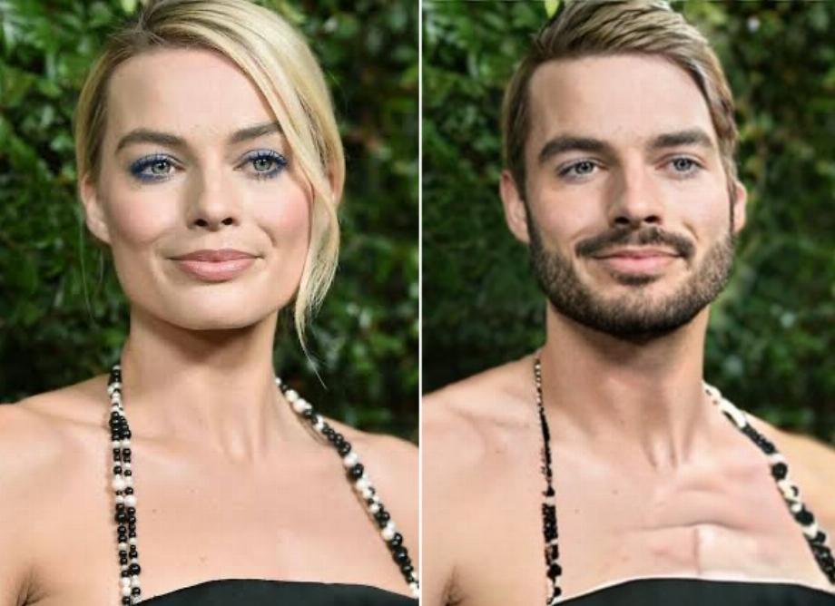 Acteurs et actrices hollywoodiens dotés d'une intelligence artificielle pour savoir à quoi ils ressembleraient avec le sexe opposé. (FaceApp/Composition/José Arana)