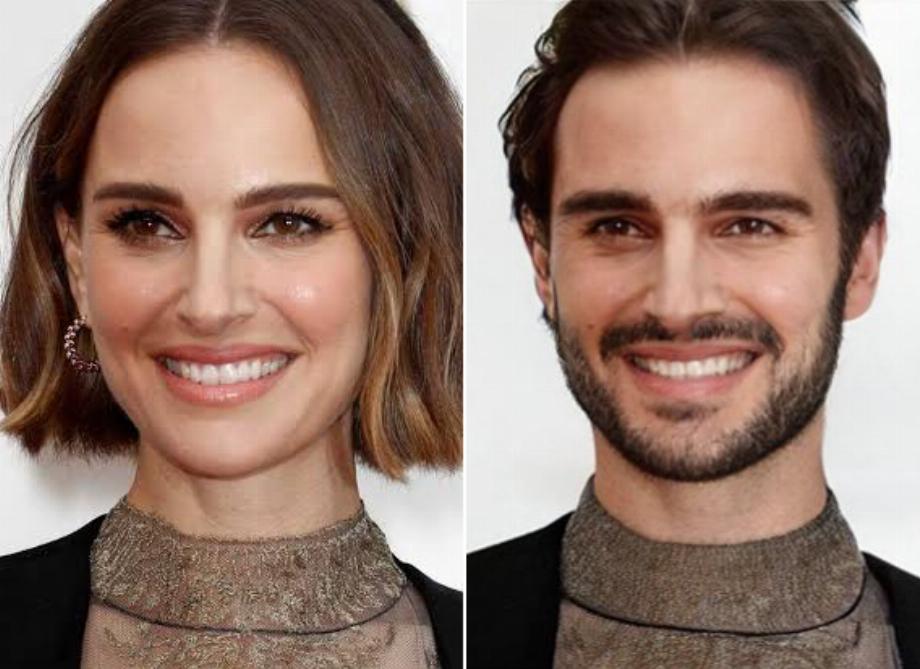 Acteurs et actrices hollywoodiens dotés d'une intelligence artificielle pour savoir à quoi ils ressembleraient avec le sexe opposé. (FaceApp/Composition/José Arana)