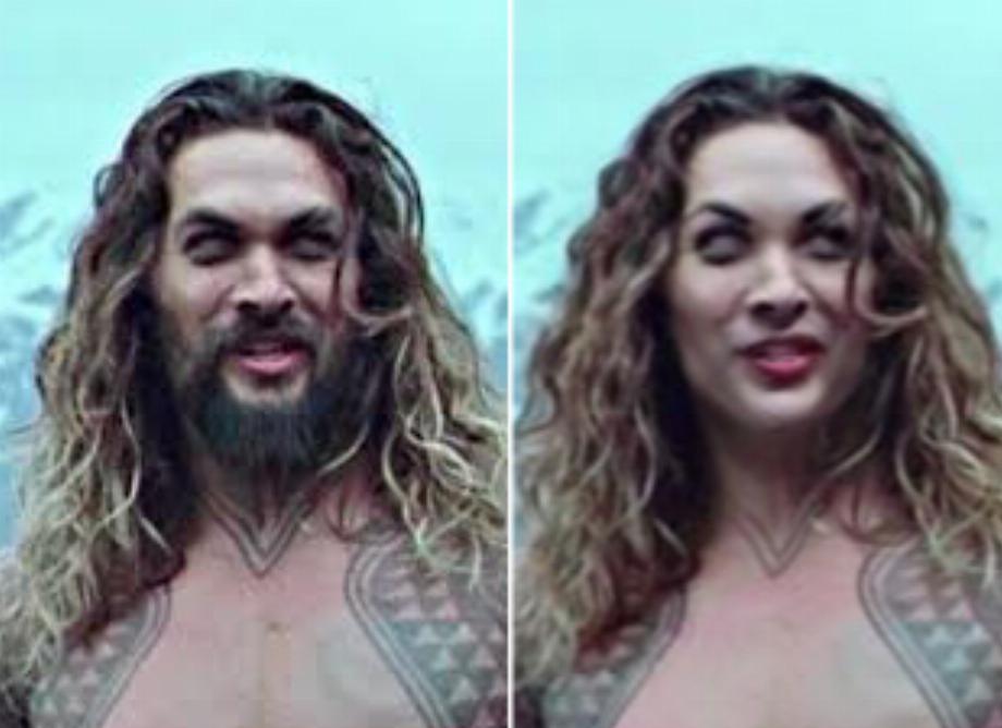 Acteurs et actrices hollywoodiens dotés d'une intelligence artificielle pour savoir à quoi ils ressembleraient avec le sexe opposé. (FaceApp/Composition/José Arana)