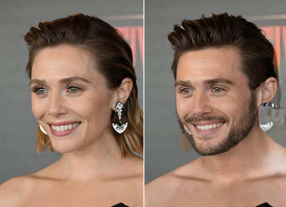 Acteurs et actrices hollywoodiens dotés d'une intelligence artificielle pour savoir à quoi ils ressembleraient avec le sexe opposé. (FaceApp/Composition/José Arana)