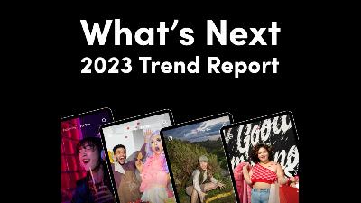 TikTok What's Next : les 3 tendances qui vont marquer le réseau social en 2023