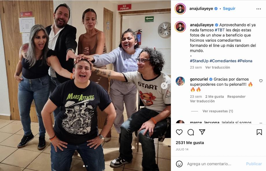 Exemple d'utilisation de #TBT. (photo : Instagram)
