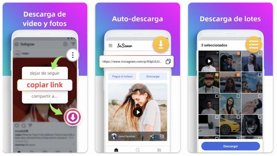 Applications pour télécharger des vidéos à partir de réseaux sociaux. (Capture : Google Play Store)