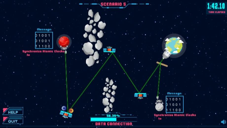 Relay, un jeu créé par la NASA qui explique les communications dans l'espace. (Capture)