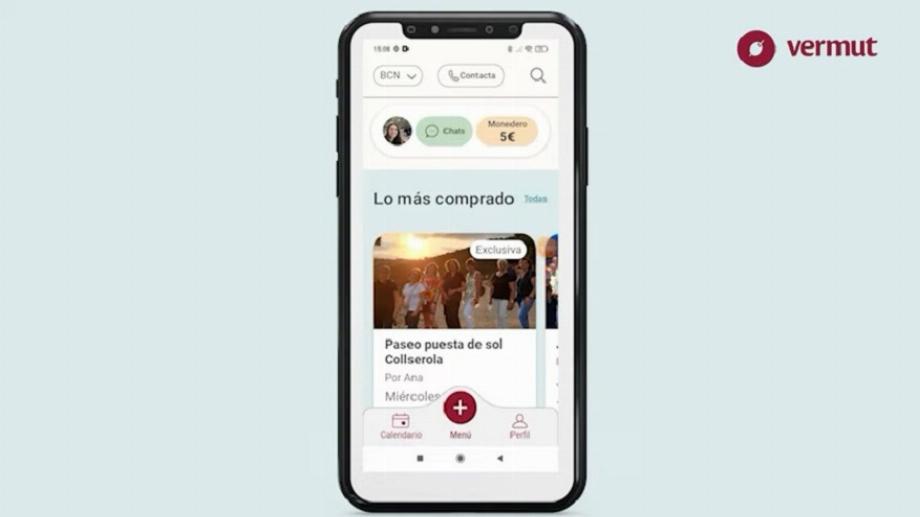 L'application Vermouth vous permet d'acheter l'accès aux activités et aux expériences de la communauté.