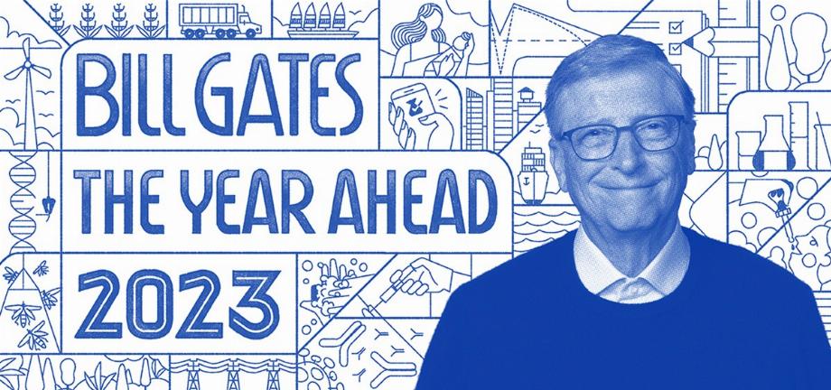 Prédictions de Bill Gates pour 2023. (Gatesnotes)