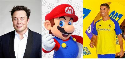 Ainsi, vous pouvez discuter avec des personnes célèbres comme Elon Musk, Cristiano Ronaldo, Super Mario et plus