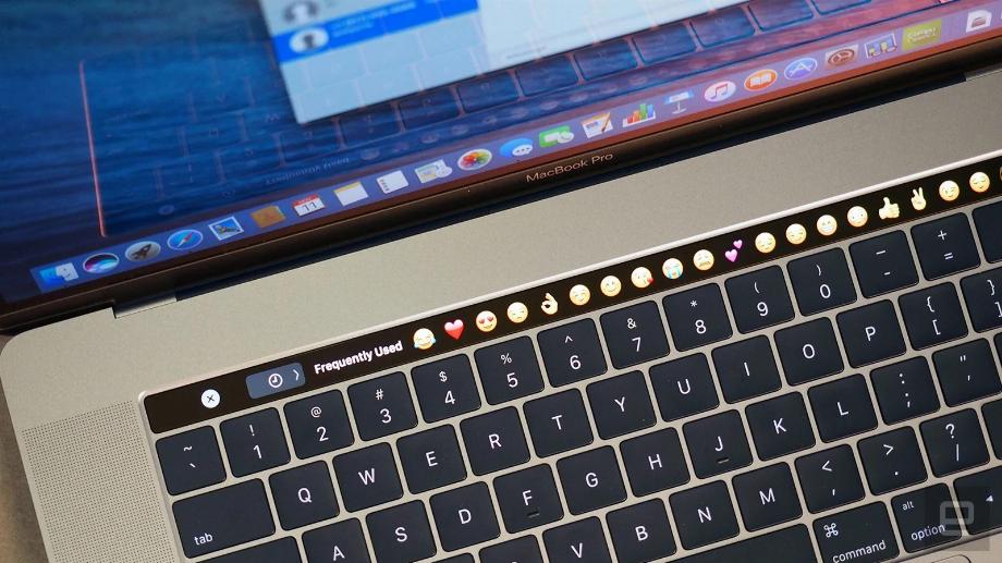 Barre tactile du MacBook Pro en 2016