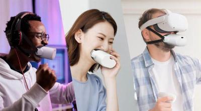 Le microphone pour la réalité virtuelle qui ressemble à une muselière et élimine le bruit