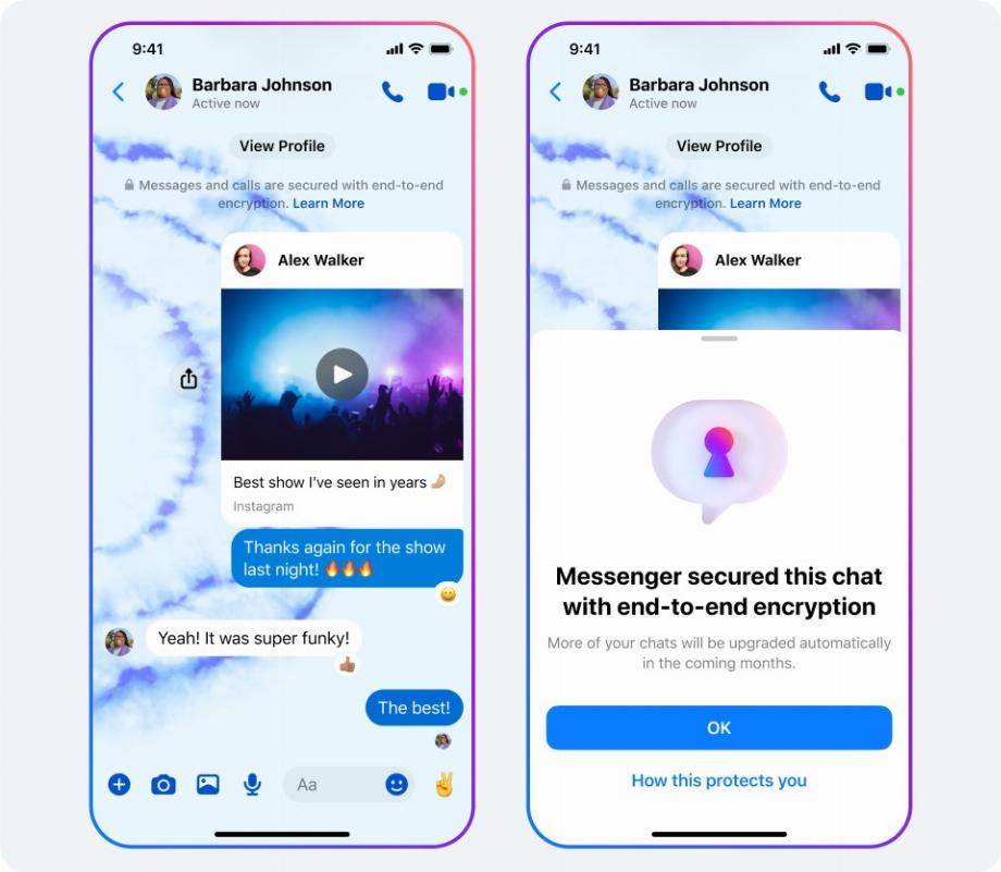 Meta ajoute une fonctionnalité de cryptage de bout en bout à Facebook Messenger. (But)