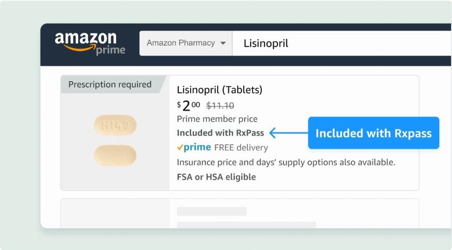 Amazon propose un abonnement payant pour livrer des médicaments au domicile des utilisateurs. (Amazone)