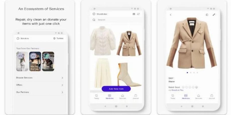 Application pour scanner les vêtements et les organiser.