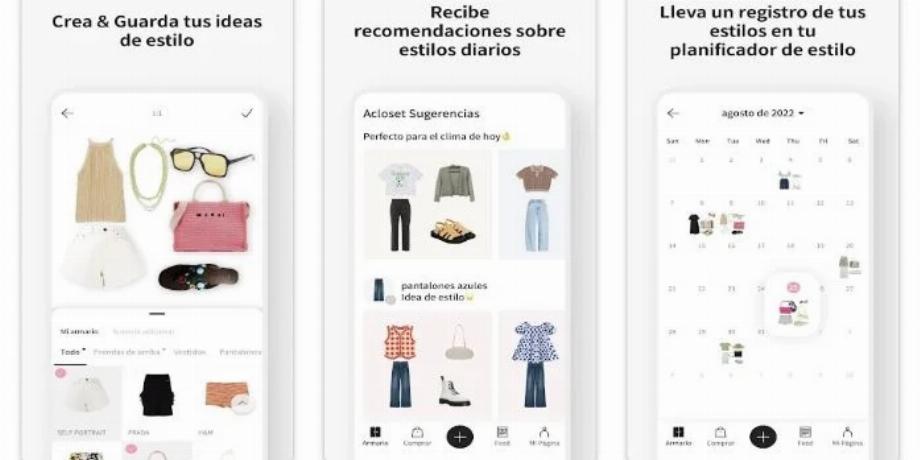 Application pour scanner les vêtements et les organiser par jour de la semaine.