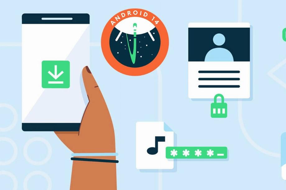 Notifications de sécurité sur Android 14. (Google)