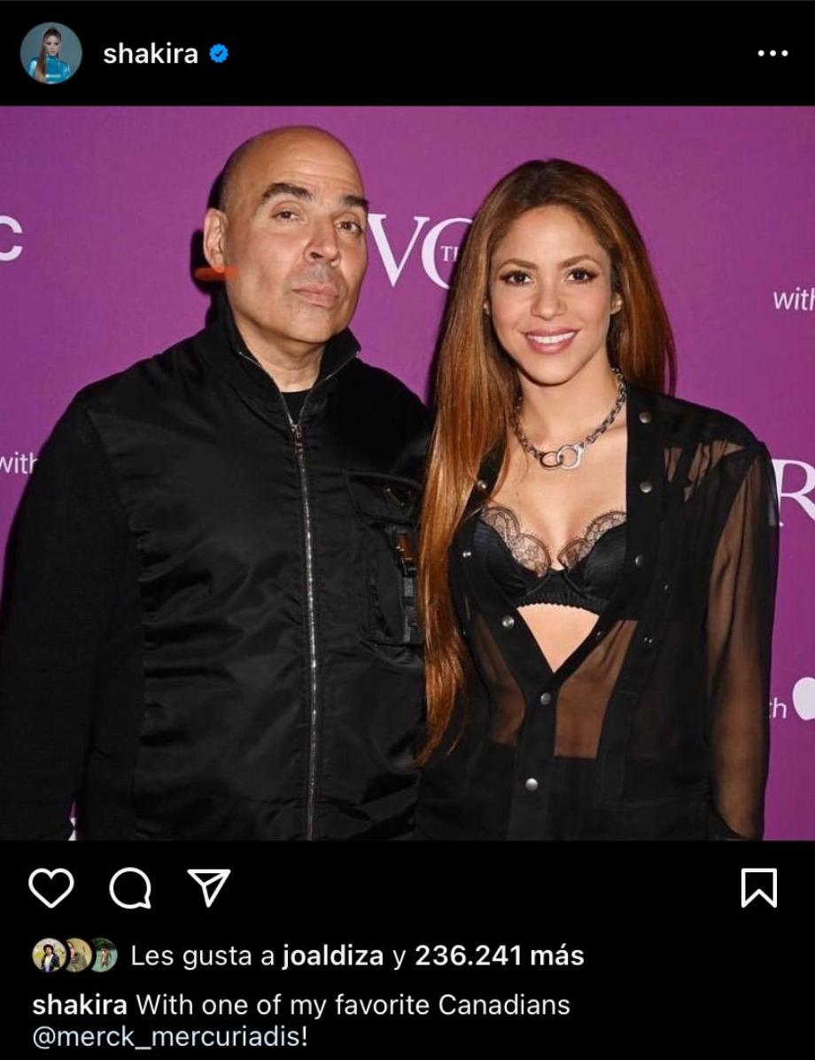 Image choisie par les réseaux sociaux pour l'Intelligence Artificielle pour capturer à quoi ressemblerait Shakira à 60 ans. @shakira/Instagram