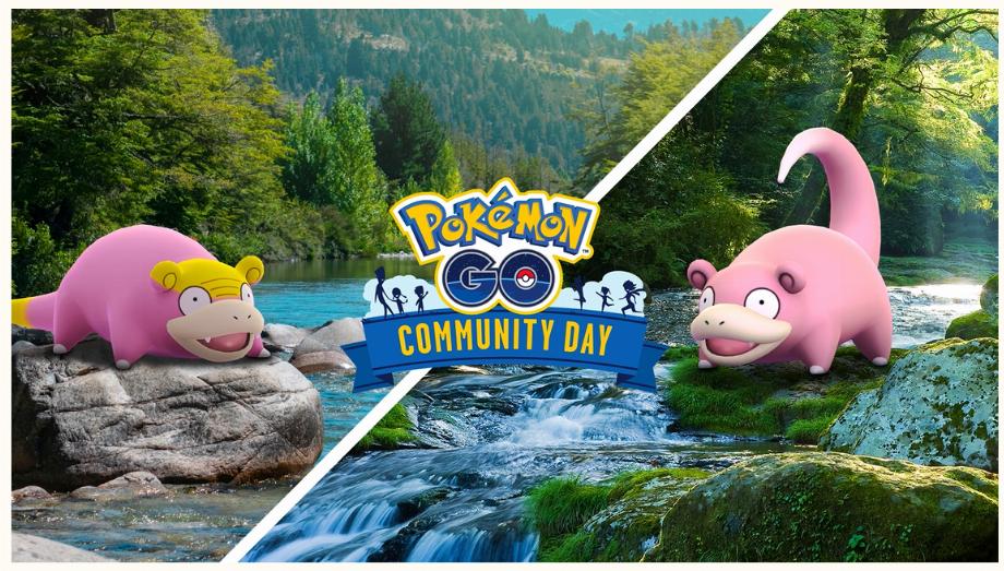 Dans le cadre de la célébration de la Journée communautaire, Slowpoke et Slowpoke de Galar, les Pokémon Étourdis, arrivent en tant que protagonistes. (Pokémon Go)