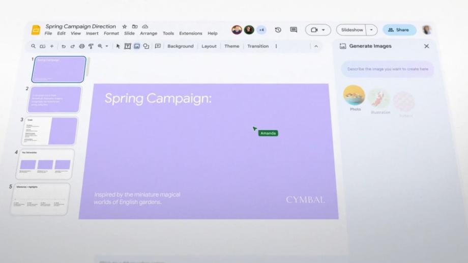 Les applications Google Workspace disposeront d'outils d'intelligence artificielle.